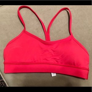 Lululemon Hot Pink Athletic Sports Bra - Size 2